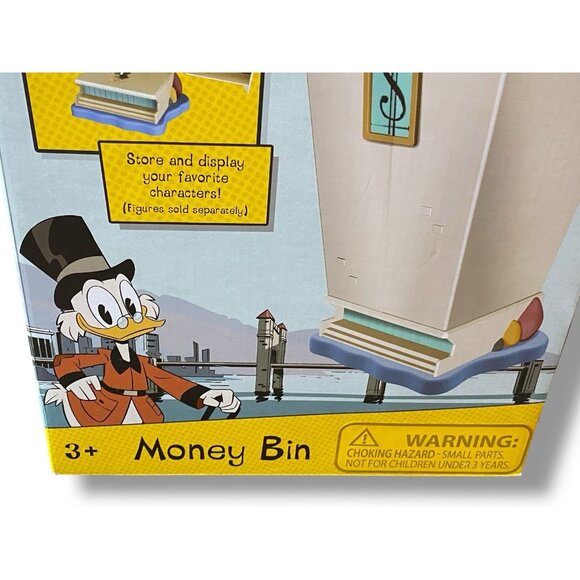 Disney Ducktales Money Bin Uncle Scrooge Coin Vault Playset New Phatmojo NIB - Picture 8 of 8